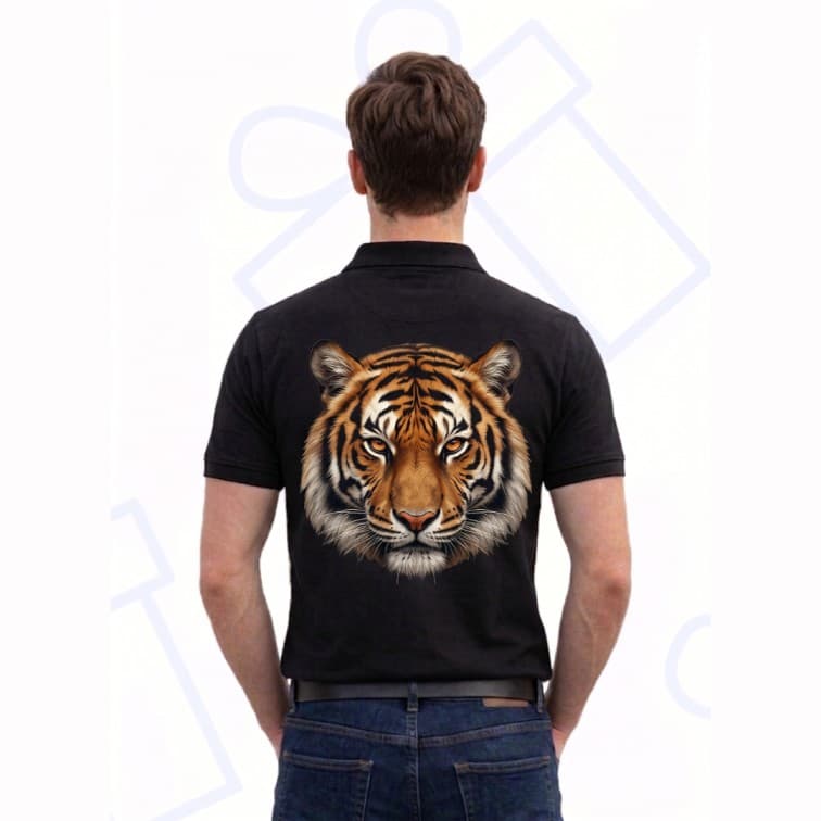 Collar Matty Men's 210 GSM Custom Graphic T-Shirt ( Size: S, M,L, XL, XXL ) image 5