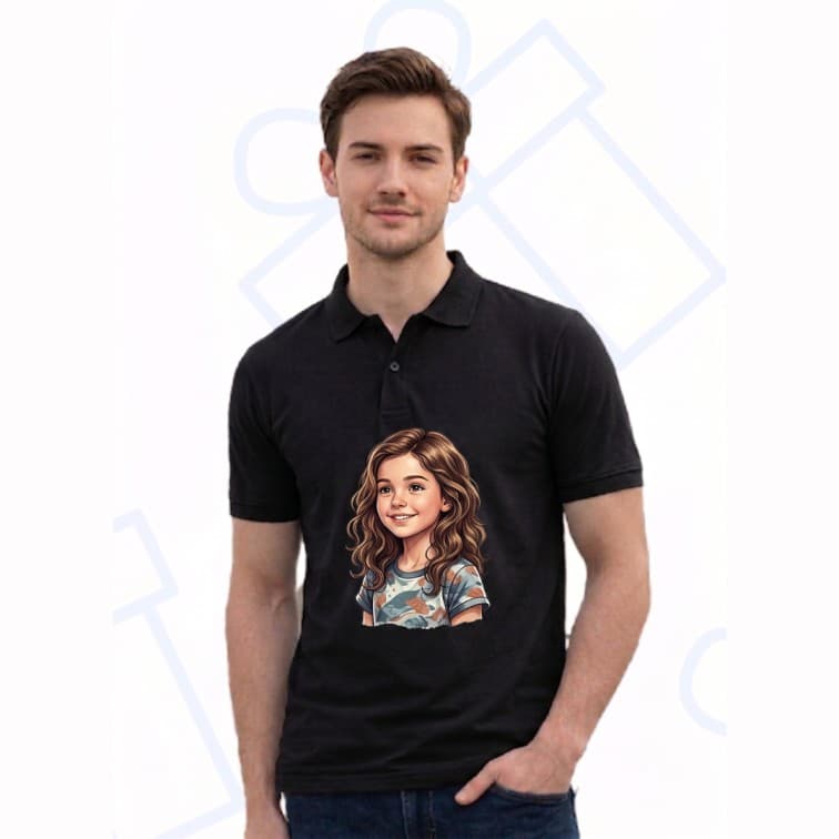 Collar Matty Men's 210 GSM Custom Graphic T-Shirt ( Size: S, M,L, XL, XXL )