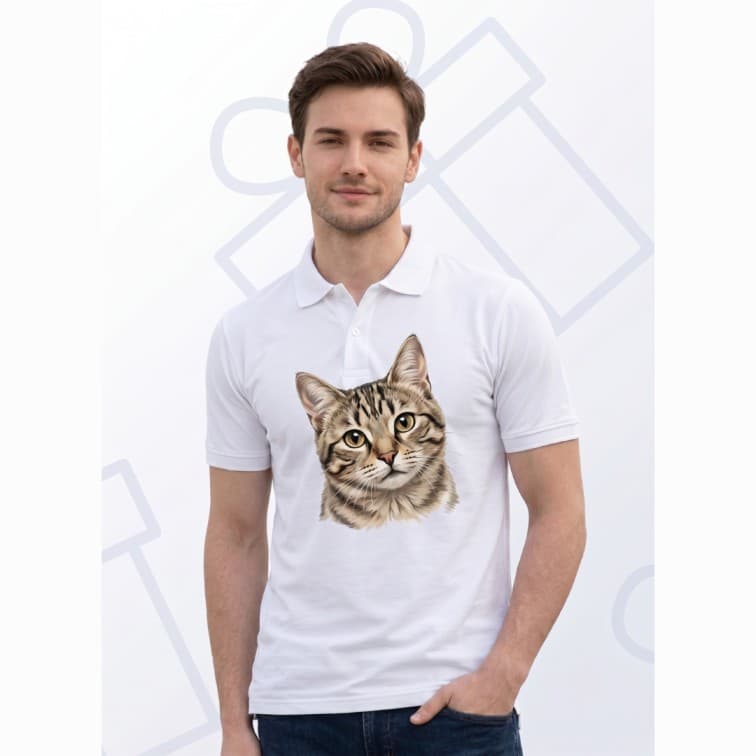 Collar Matty Men's 210 GSM Custom Graphic T-Shirt ( Size: S, M,L, XL, XXL ) image 3